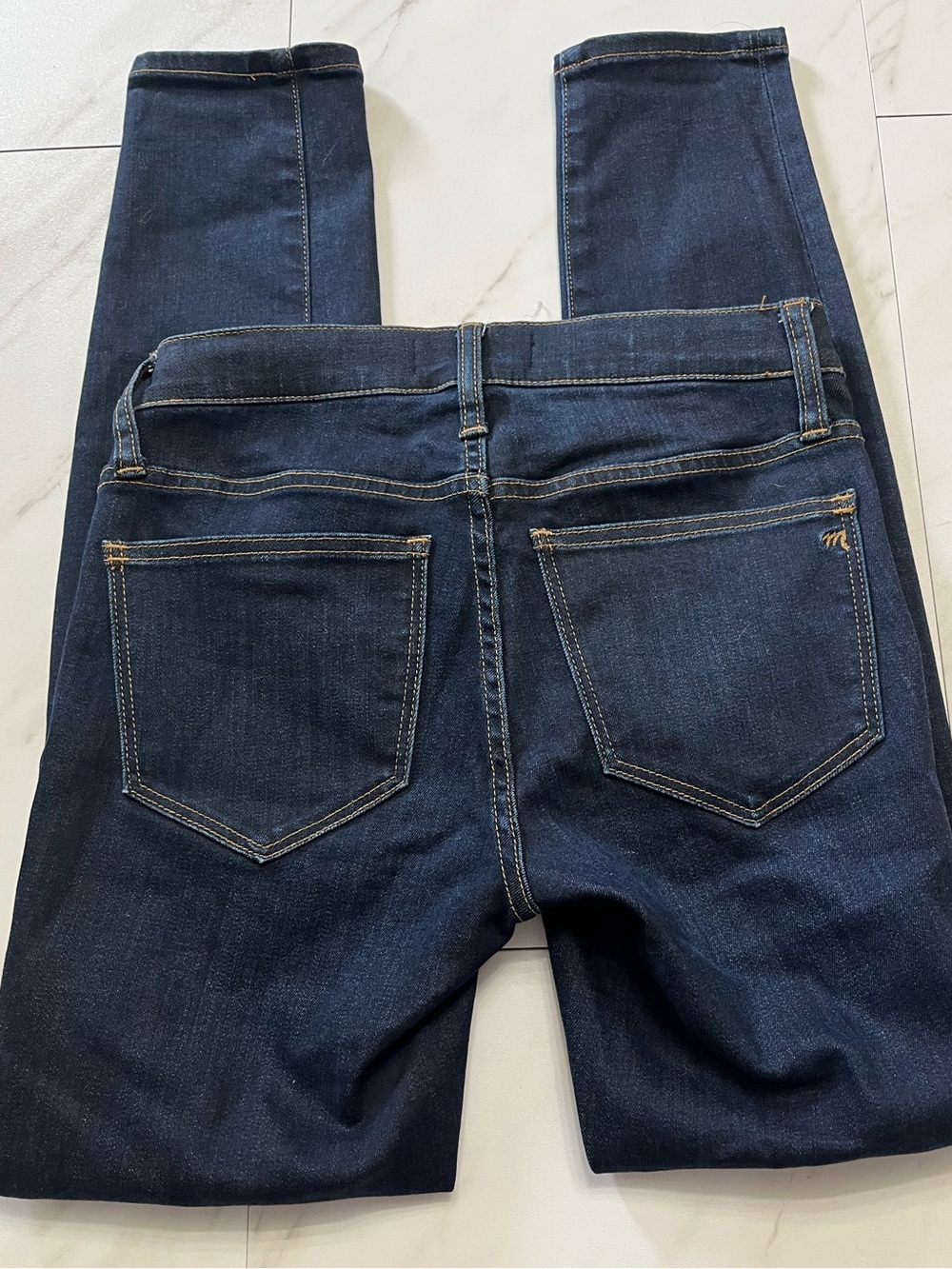 Madewell Maternity Dark Wash Skinny Jeans size 24 - Picture 3 of 8